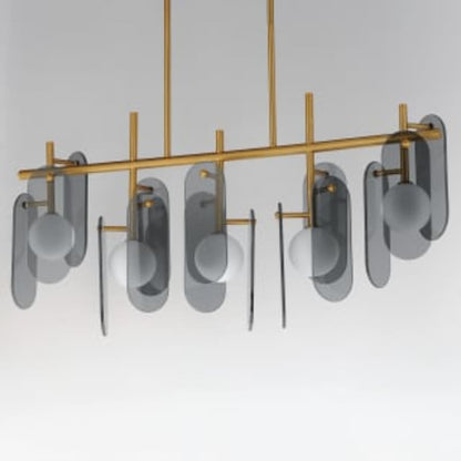 Studio M Megalith 5 Light 47" Wide LED Abstract Chandelier