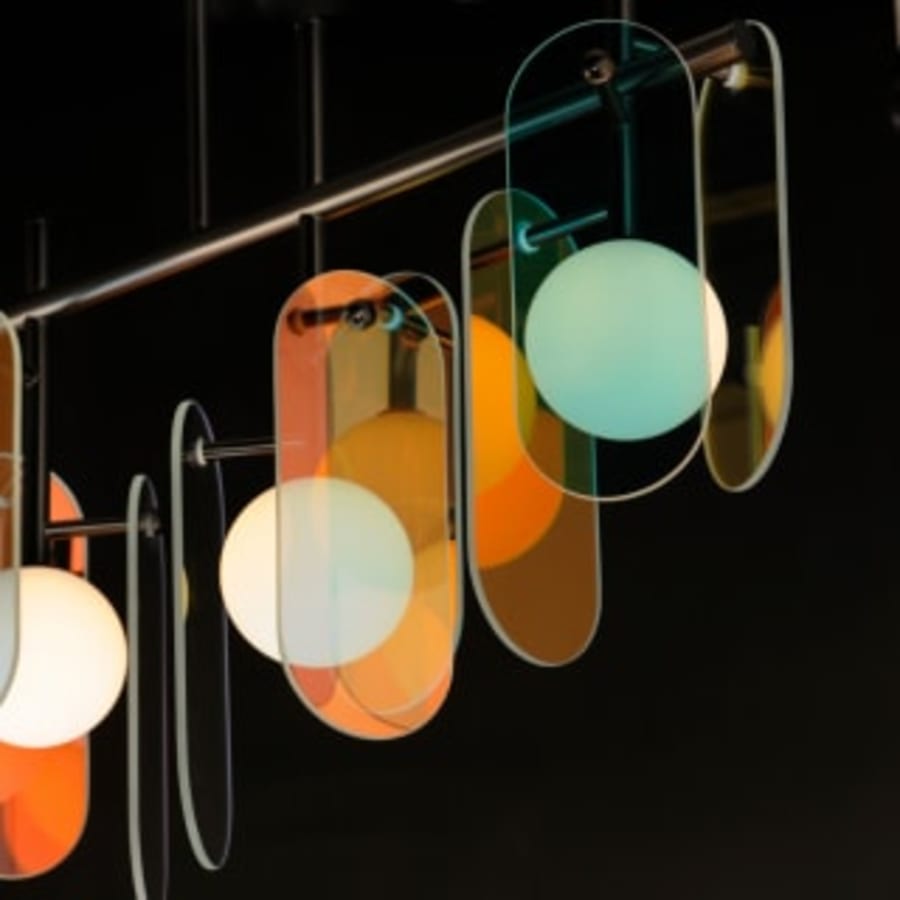 Studio M Megalith 5 Light 47" Wide LED Abstract Chandelier