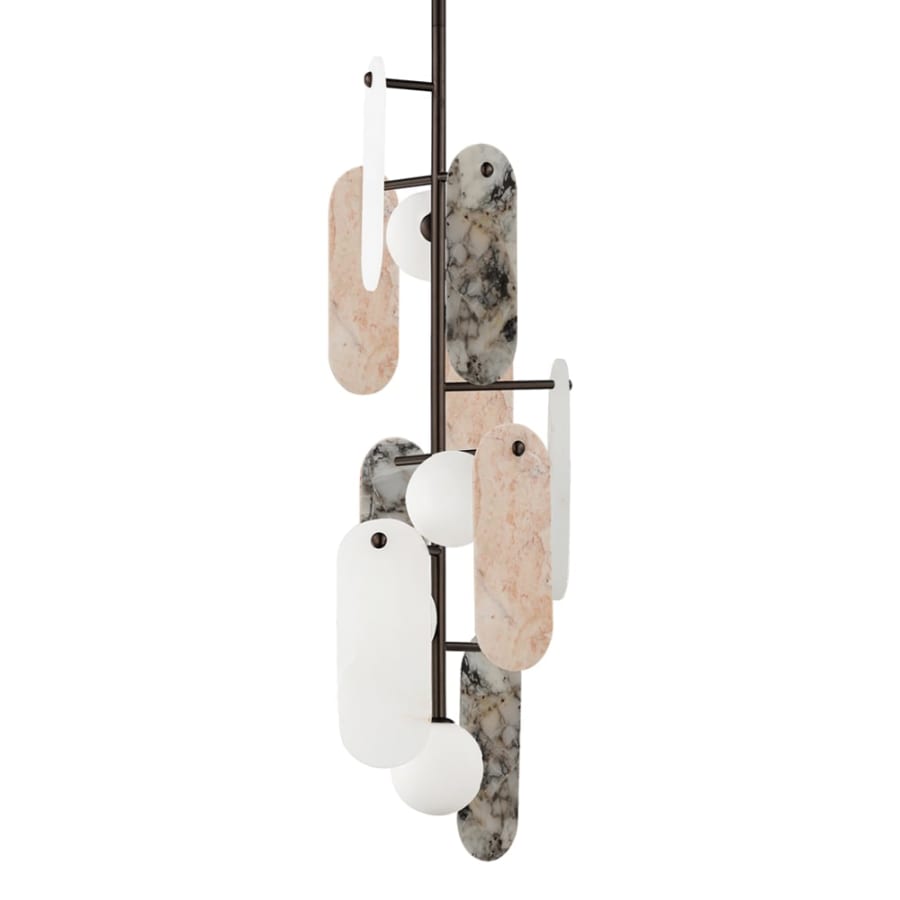 Studio M Megalith 5 Light 13" Wide LED Abstract Pendant