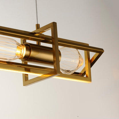 Studio M Zeppelin 6" Wide LED Linear Chandelier by Nina Magon