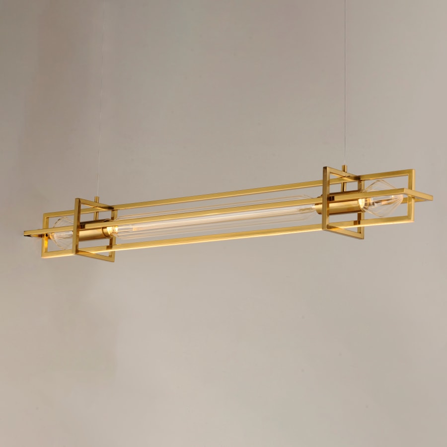 Studio M Zeppelin 6" Wide LED Linear Chandelier by Nina Magon