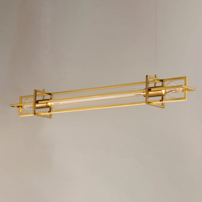 Studio M Zeppelin 6" Wide LED Linear Chandelier by Nina Magon