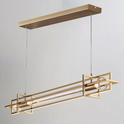 Studio M Zeppelin 6" Wide LED Linear Chandelier by Nina Magon