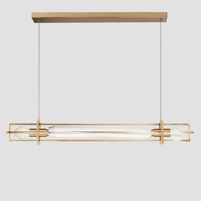 Studio M Zeppelin 6" Wide LED Linear Chandelier by Nina Magon