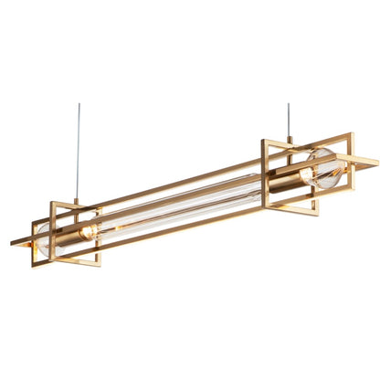Studio M Zeppelin 6" Wide LED Linear Chandelier by Nina Magon