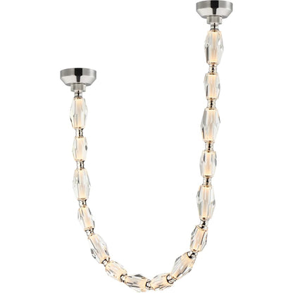 Studio M Dolce Vita 42" Wide Crystal Linear Pendant