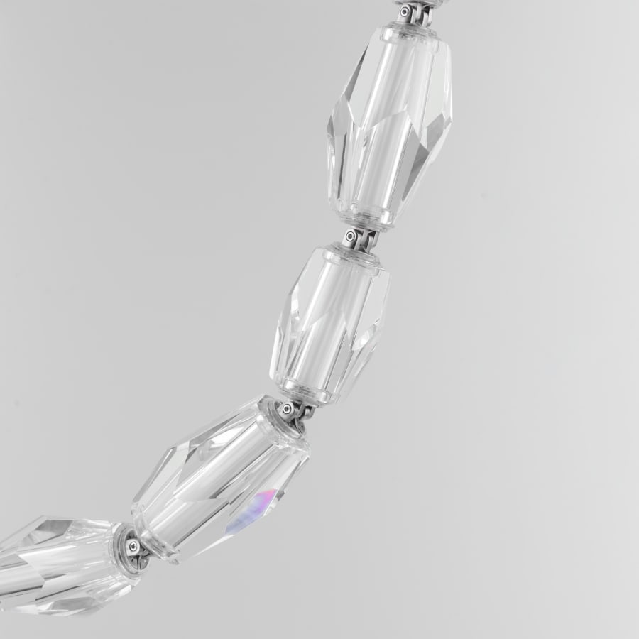 Studio M Dolce Vita 59" Wide LED Crystal Linear Pendant with Beveled Crystal Shades
