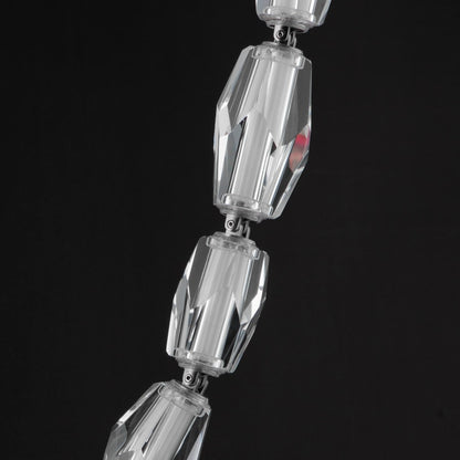 Studio M Dolce Vita 90" Wide LED Crystal Linear Pendant with Beveled Crystal Shades