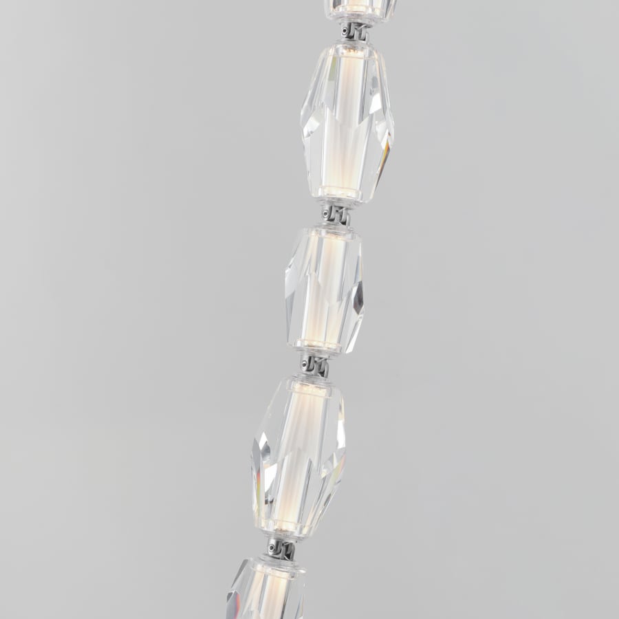 Studio M Dolce Vita 85" Wide LED Crystal Linear Pendant with Beveled Crystal Shades