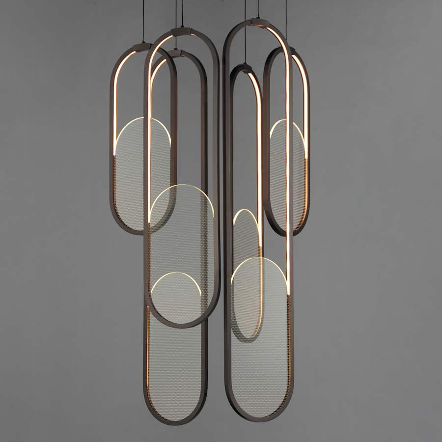 Studio M Trance 18" Wide Multi Light Pendant
