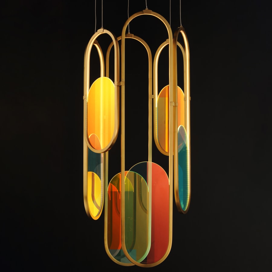 Studio M Trance 18" Wide Multi Light Pendant