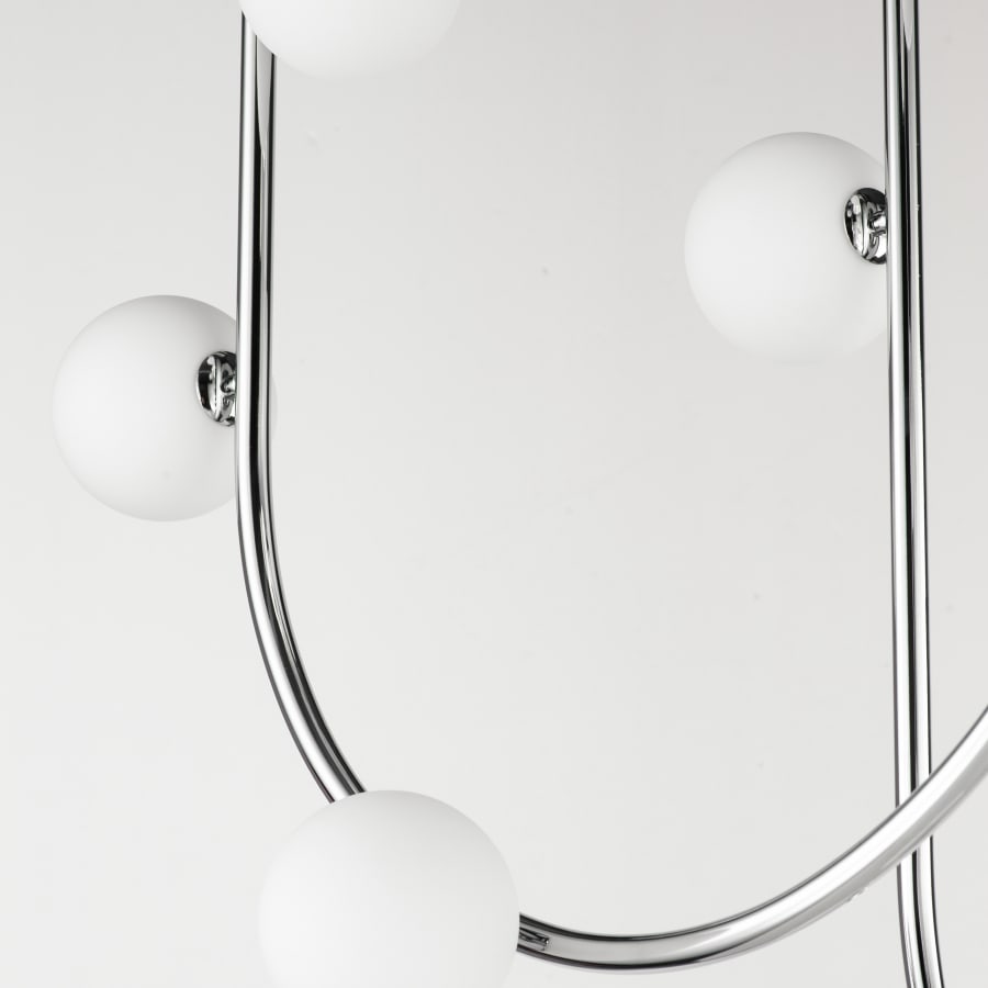 Studio M Contour 14 Light 43" Wide LED Semi-Flush Ceiling Fixture by Nina Magon