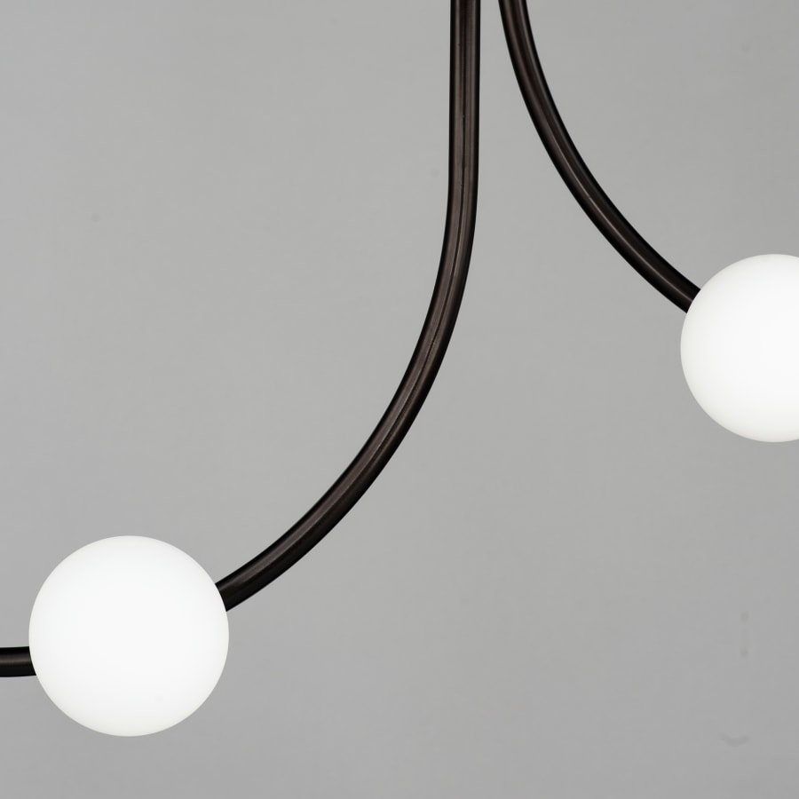 Studio M Contour 14 Light 43" Wide LED Semi-Flush Ceiling Fixture by Nina Magon