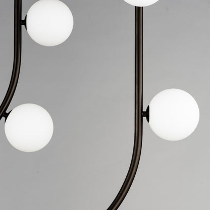 Studio M Contour 19 Light 52" Wide LED Semi-Flush Ceiling Fixture by Nina Magon