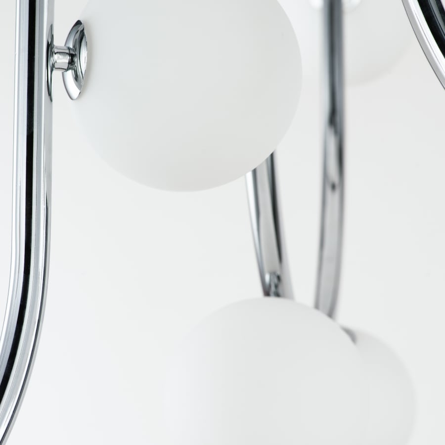 Studio M Contour 19 Light 52" Wide LED Semi-Flush Ceiling Fixture by Nina Magon
