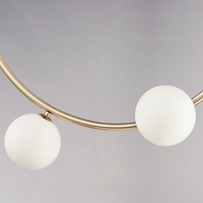 Studio M Contour 19 Light 52" Wide LED Semi-Flush Ceiling Fixture by Nina Magon