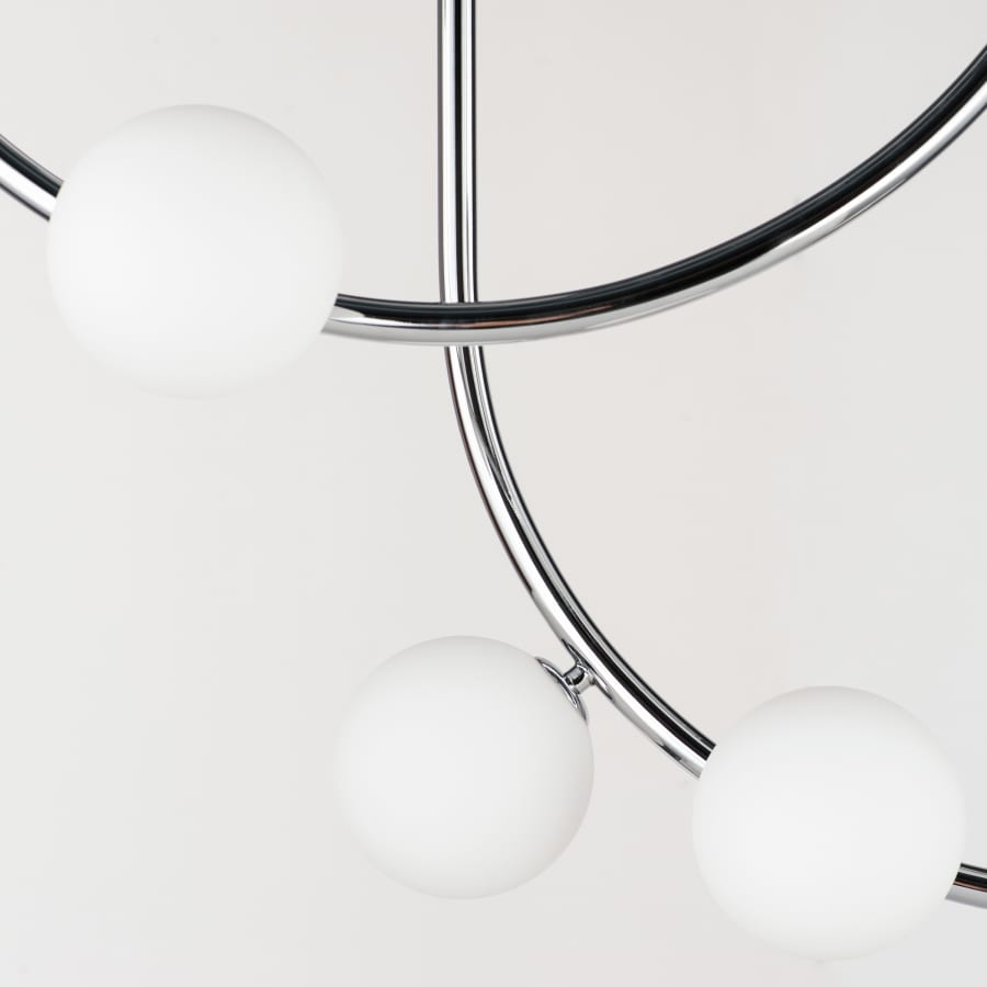 Studio M Contour 19 Light 52" Wide LED Semi-Flush Ceiling Fixture by Nina Magon