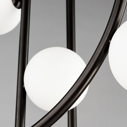 Studio M Contour 19 Light 52" Wide LED Semi-Flush Ceiling Fixture by Nina Magon