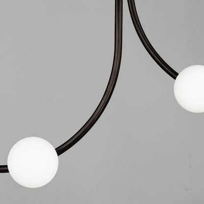 Studio M Contour 19 Light 52" Wide LED Semi-Flush Ceiling Fixture by Nina Magon