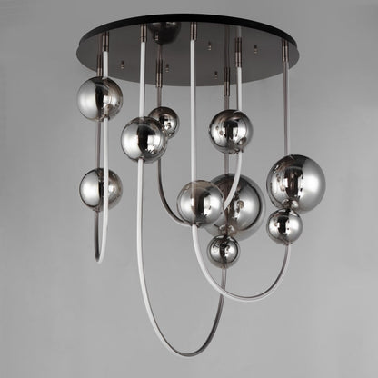 Studio M Dreamer 33" Wide LED Abstract Multi Light Pendant