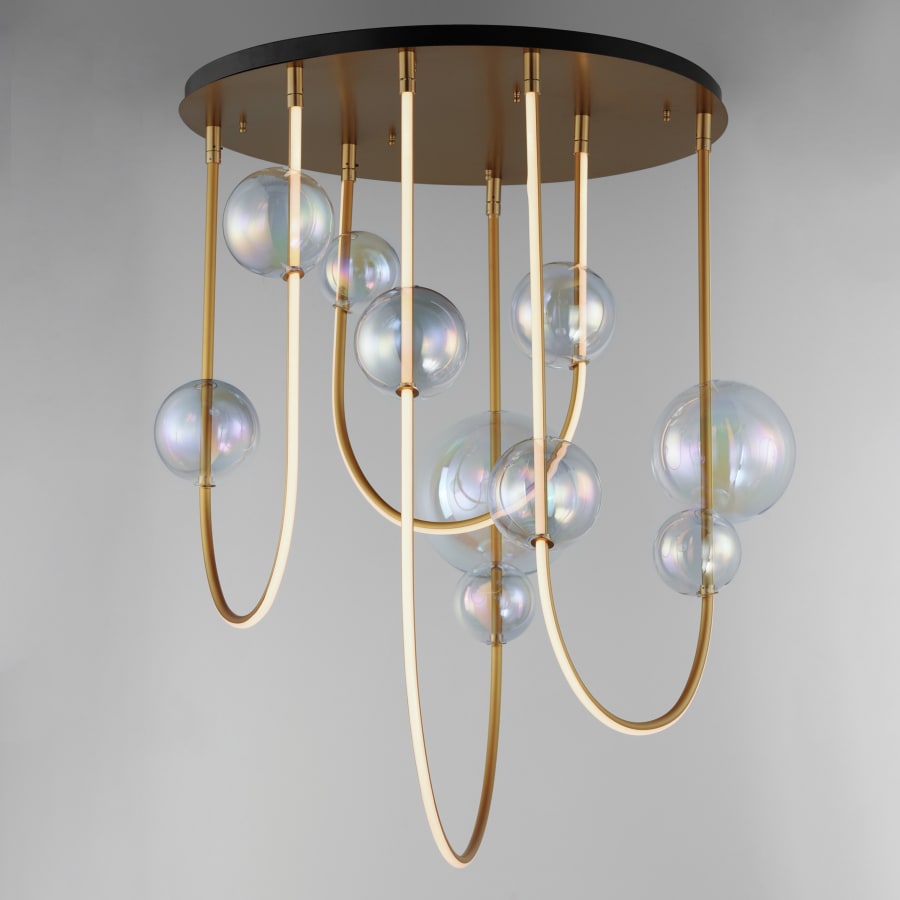 Studio M Dreamer 33" Wide LED Abstract Multi Light Pendant