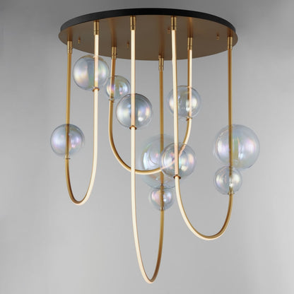 Studio M Dreamer 33" Wide LED Abstract Multi Light Pendant