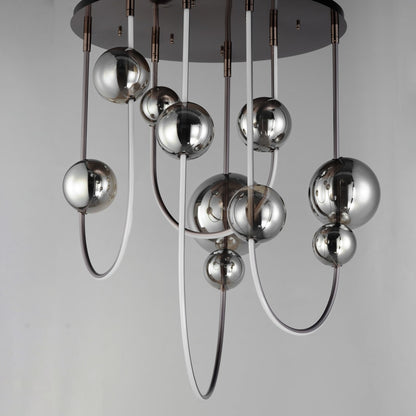 Studio M Dreamer 33" Wide LED Abstract Multi Light Pendant
