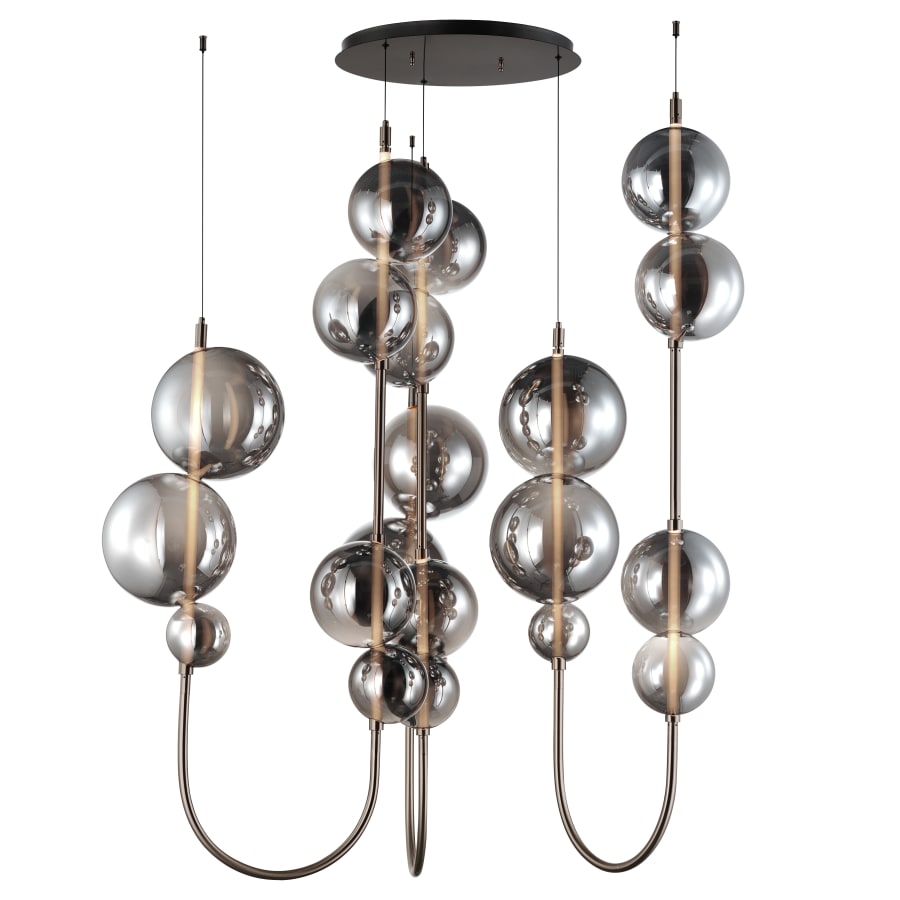 Studio M Dreamer 59" Wide LED Abstract Multi Light Pendant