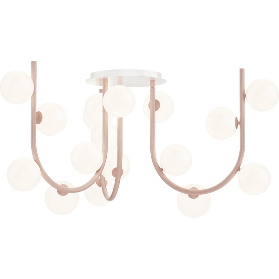Studio M Contour MTO 18 Light 69" Wide LED Abstract Multi Light Pendant