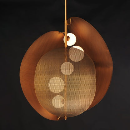 Studio M Chips 5 Light 35" Wide LED Chandelier by Mat Sanders