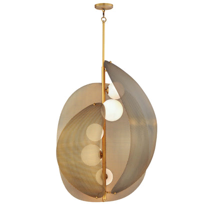 Studio M Chips 5 Light 35" Wide LED Chandelier by Mat Sanders