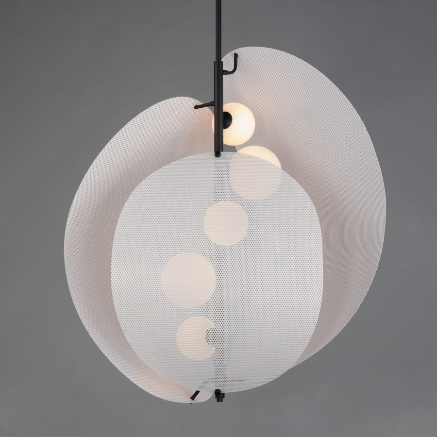 Studio M Chips 5 Light 35" Wide LED Chandelier by Mat Sanders