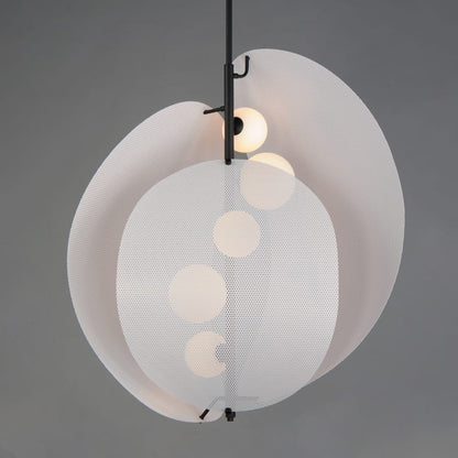 Studio M Chips 5 Light 35" Wide LED Chandelier by Mat Sanders
