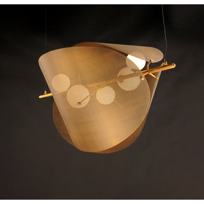 Studio M Chips 5 Light 49" Wide LED Linear Chandelier by Mat Sanders
