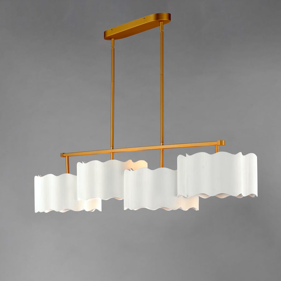 Studio M Curtain Call 12 Light 13" Wide LED Linear Pendant
