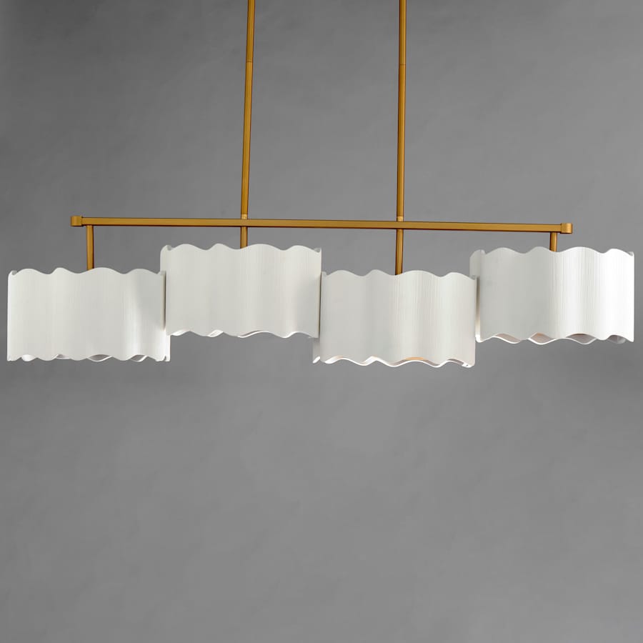 Studio M Curtain Call 12 Light 13" Wide LED Linear Pendant