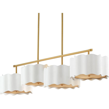 Studio M Curtain Call 12 Light 13" Wide LED Linear Pendant