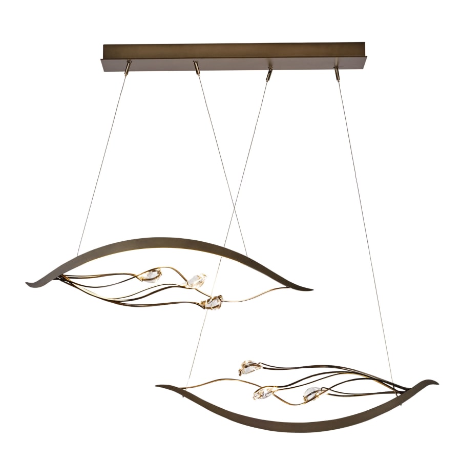 Synchronicity Courbé 45-5/16" Wide Integrated LED Linear Chandelier