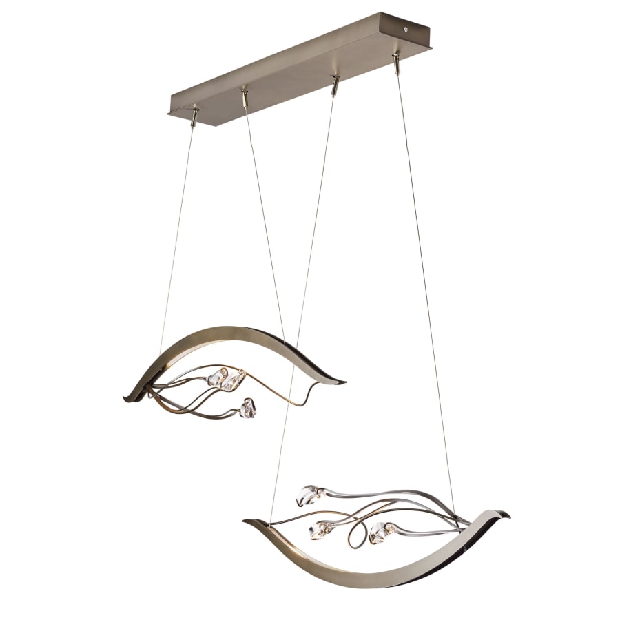 Synchronicity Courbé 45-5/16" Wide Integrated LED Linear Chandelier