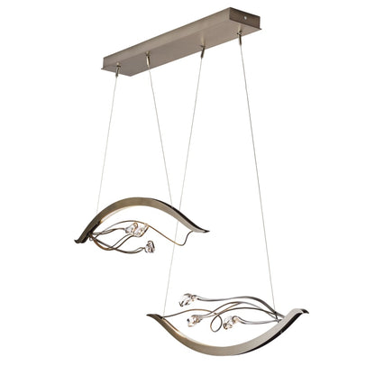 Synchronicity Courbé 45-5/16" Wide Integrated LED Linear Chandelier
