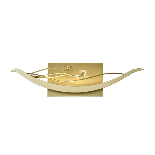 Synchronicity Courbé Single Light 6-1/2" Tall Integrated LED Wall Sconce - ADA Compliant