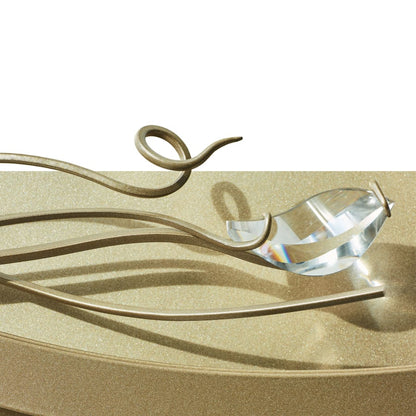 Synchronicity Courbé Single Light 6-1/2" Tall Integrated LED Wall Sconce - ADA Compliant