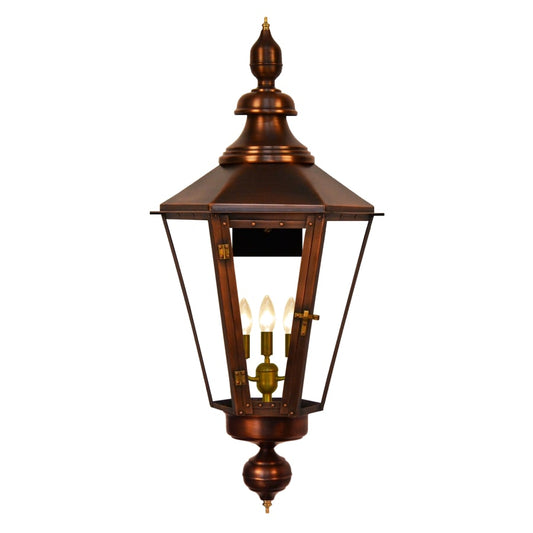 The CopperSmith Eslava Street 3 Light 42" Tall Electric Outdoor Wall Sconce