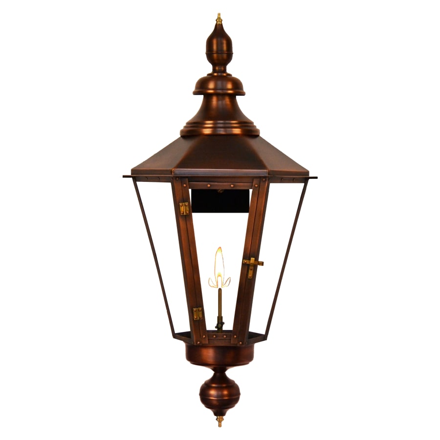 The CopperSmith Eslava Street 42" Tall Natural Gas Outdoor Wall Sconce