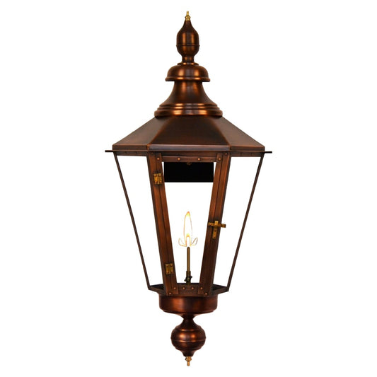 The CopperSmith Eslava Street 42" Tall Natural Gas Outdoor Wall Sconce