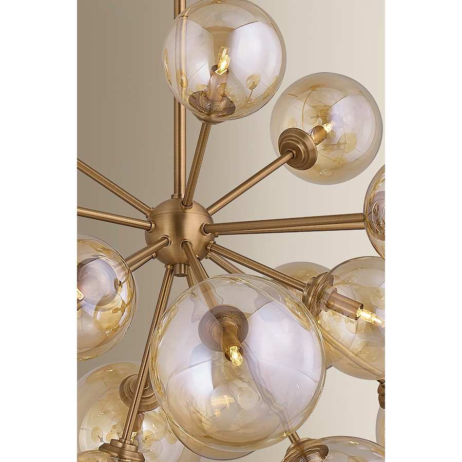 Troy Lighting Santee 18 Light 40" Wide LED Sputnik Chandelier