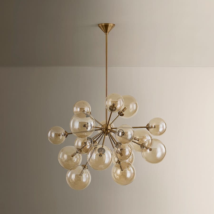 Troy Lighting Santee 18 Light 40" Wide LED Sputnik Chandelier