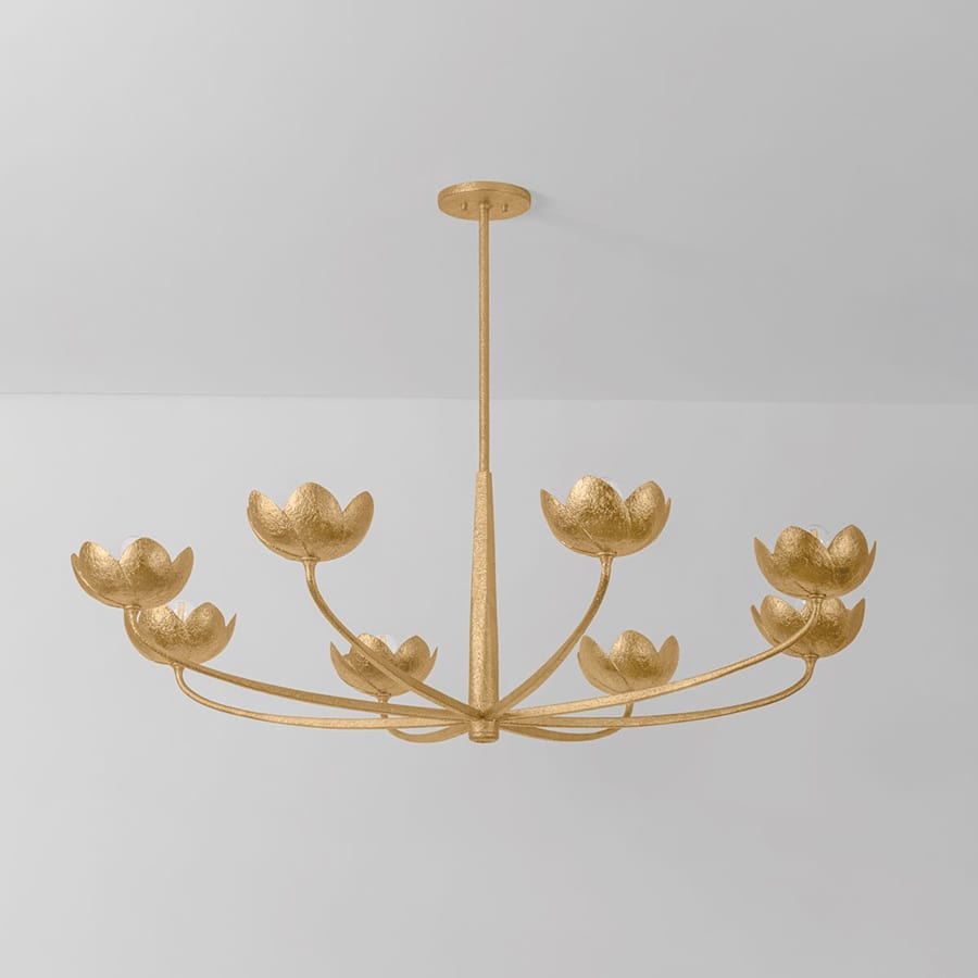 Troy Lighting Arcata 8 Light 55" Wide Chandelier