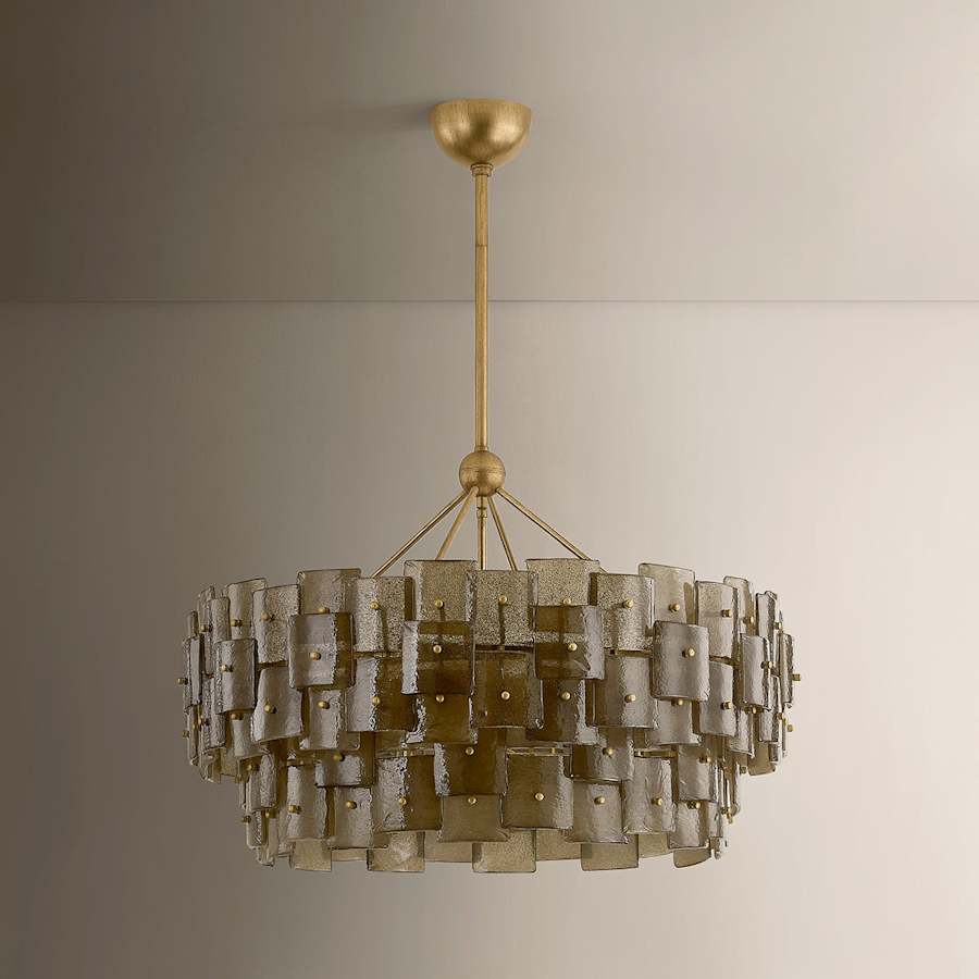 Troy Lighting Jacik 8 Light 36" Wide LED Drum Chandelier