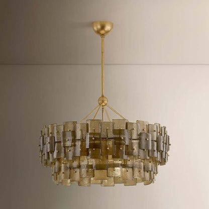 Troy Lighting Jacik 8 Light 36" Wide LED Drum Chandelier